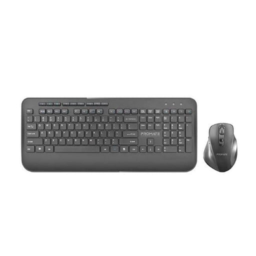 Promate Wireless Ergonomic Keyboard & Contoured Mouse.-Folders