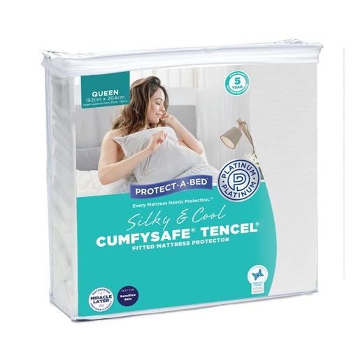 Protect-A-Bed Cumfysafe Tencel Single Mattress Protector-Folders