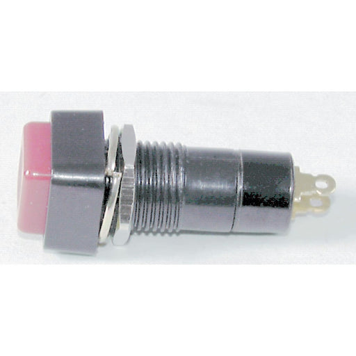 Pushbutton PUSH-OFF (N/C) SPST MOMENTARY - RED ACTUATOR - Folders