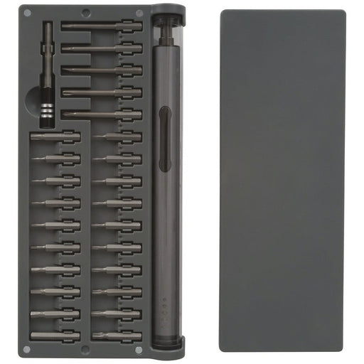 Rechargeable Lithium-Ion Screwdriver with Bits and Case - Folders