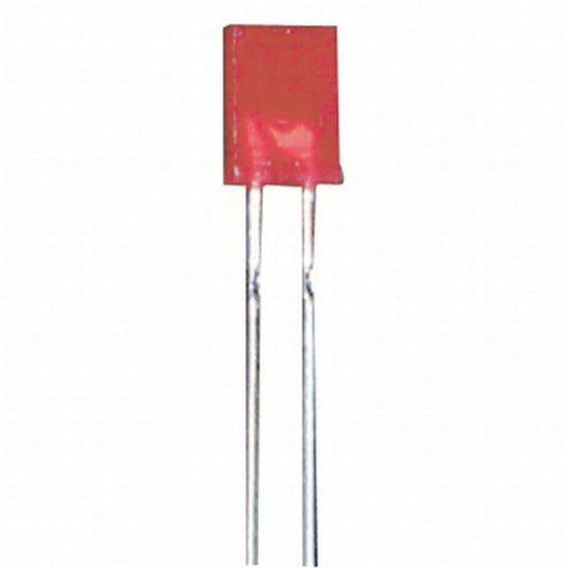 Red 5x2mm LED 5mcd Rectangular Diffused - Folders