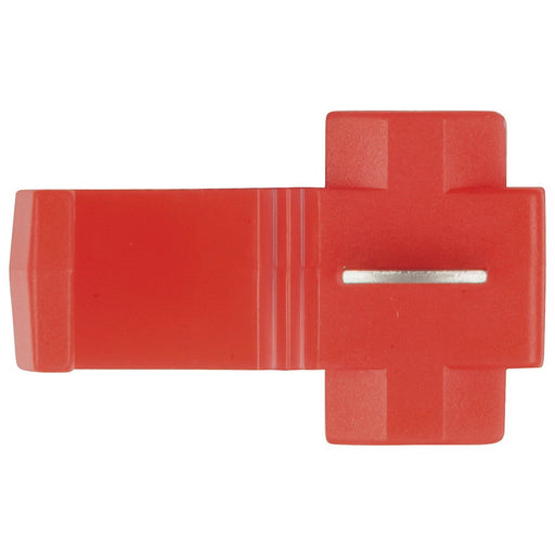 Red Quick Splice Connector 22-18AWG Pk6 - Folders
