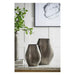 Rembrandt Aluminium Chisel Oval Vase SE2437-Folders