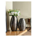 Rembrandt Aluminium Chisel Oval Vase SE2437-Folders