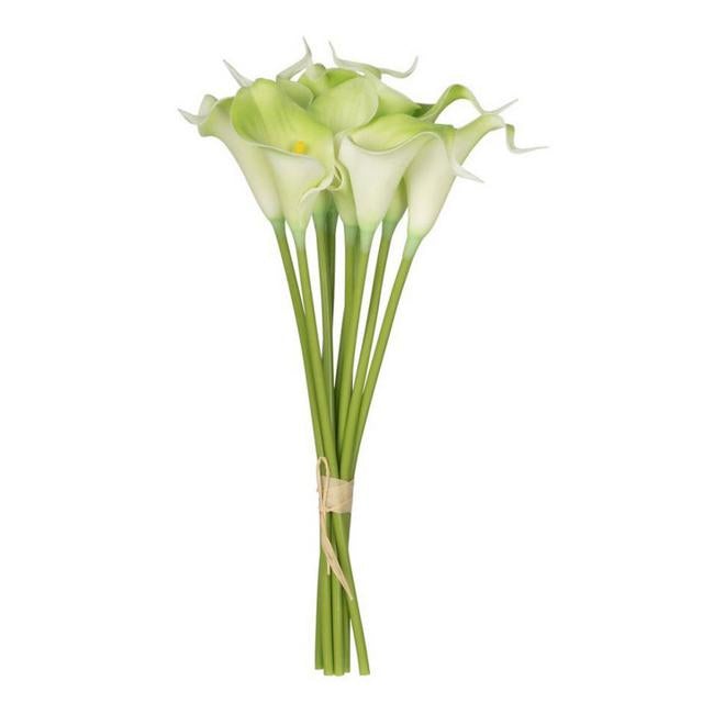 Rembrandt Artificial Flowers - Green Calla Lilies SE2308-Folders