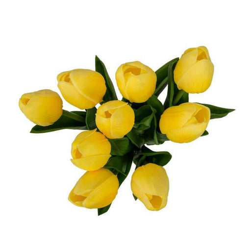Rembrandt Artificial Flowers - Yellow Tulips SE2309-Folders