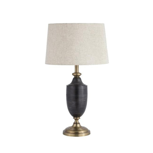 Rembrandt Brass Antiqued Table Lamp and Shade GA2017-Folders