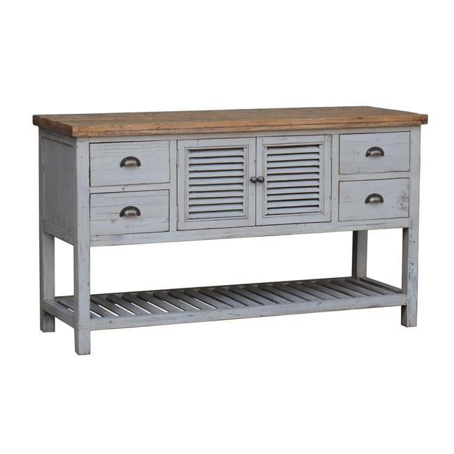 Rembrandt Country Style  4 Drawer 2 Door Buffet CF8195-Folders