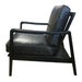 Rembrandt Finn Chair In Belon Black  AF2265-Folders