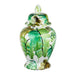 Rembrandt Green Leaves Ceramic Jar W/Lid SE2033-Folders