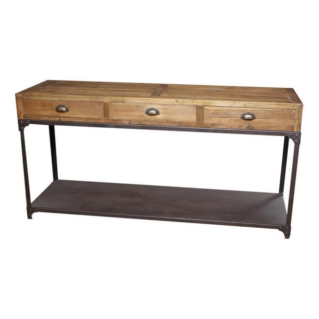 Rembrandt Industrial Style Console Table CF8001-Folders