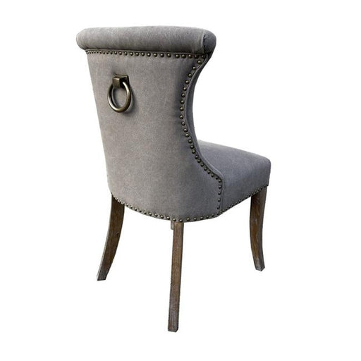 Rembrandt Miami Dining Chair Grey Canvas / Oak MY3147-Folders