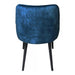 Rembrandt Pedro Blue Velvet Dining Chair PR2024 3 -Folders