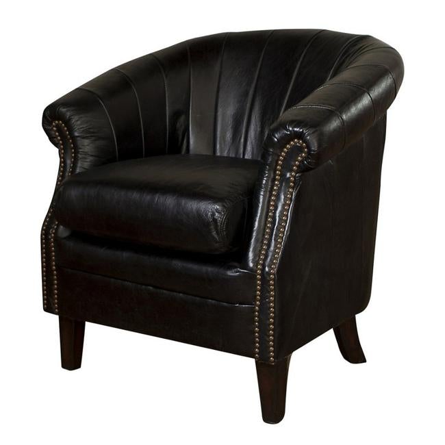 Rembrandt Roosevelt Leather Tub Arm Chair AF2043-Folders