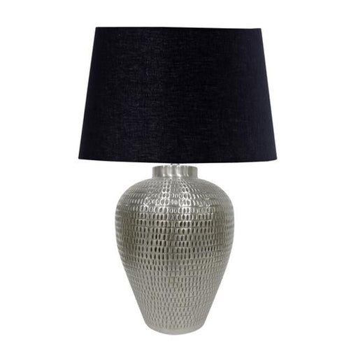 Rembrandt  Silver Antiqued Table Lamp and Shade GA2039-Folders