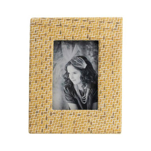 Rembrandt Stone Powder and Resin Rectangle Frame  SE2275-Folders