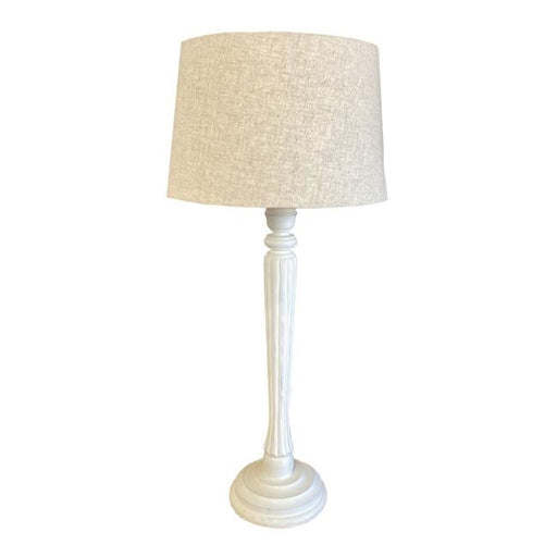 Rembrandt Table Lamp and Shade - Natural Linen GA2036-Folders