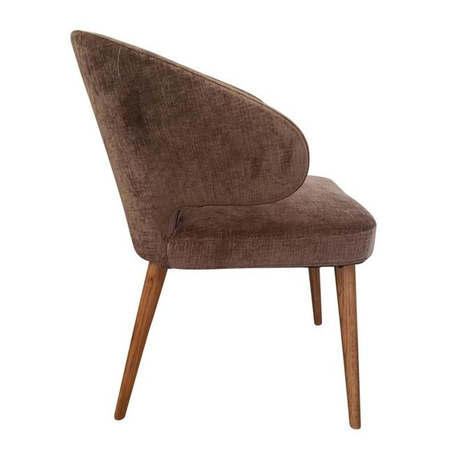 Rembrandt Venus Dining Chair - Grey Chenille BR3019-Folders