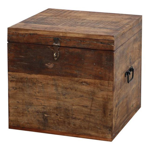 Rembrandt  Wooden Cube Trunk Side Table  KC1140-Folders
