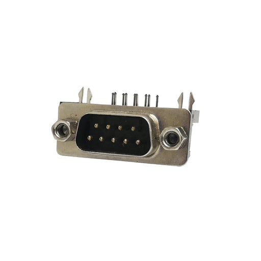 Right Angled D9 Plug with PCB Mount - Folders
