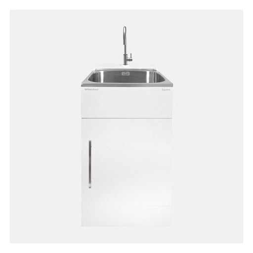 Robinhood Standard Sized Tub with Rear Console and S/S Gooseneck Tap ST3703-Folders