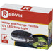 Rovin 1.2m Waterproof IP67 White and Orange Flexible LED Strip - Folders