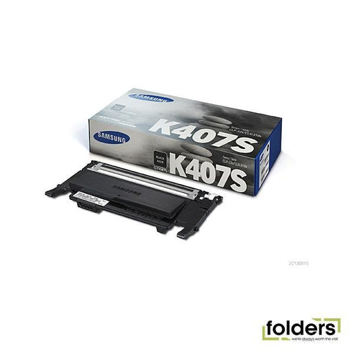 Samsung CLTK407S Black Toner - Folders