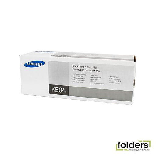 Samsung CLTK504S Black Toner - Folders