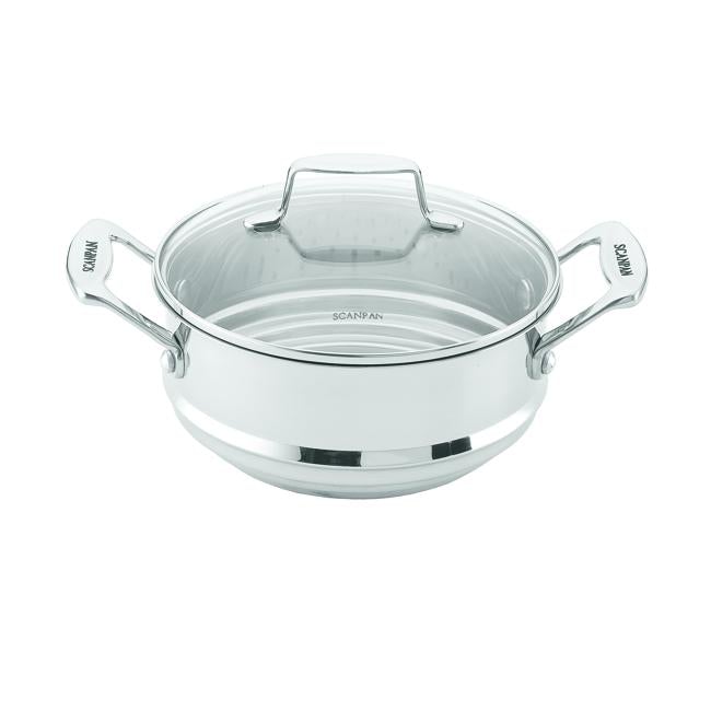 Scanpan Multi Steamer Insert with Lid 16/18/20cm-Folders