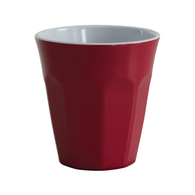 Serroni Cafe Melamine 2/T 260ml Cup Red-Folders