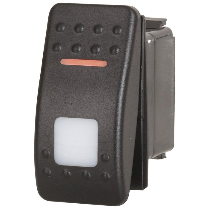 SPDT Dual Illuminated Rocker Switch with Labels & Interchangeable Covers Orange - 2