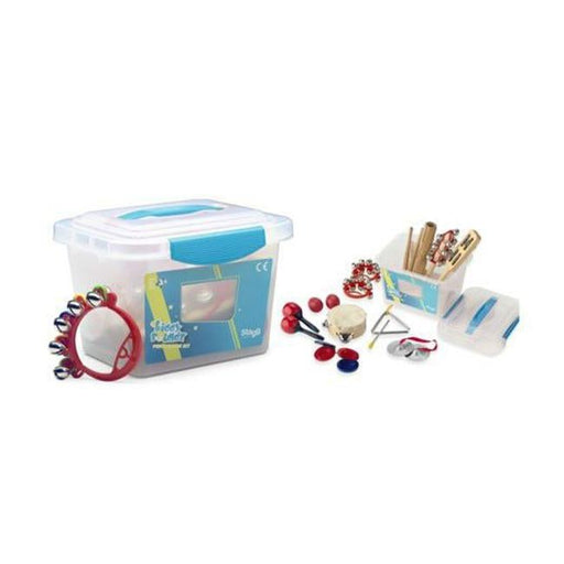 Stagg Childrens Precussion Kit In Plastic Box-Folders