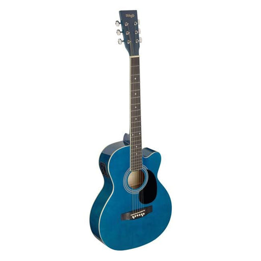 Stagg Grand Auditorium Acoustic w/ pickup blue-Folders