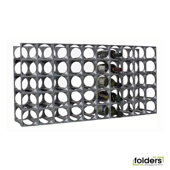 Stakrax wine storage 50 bottle kit silver - Folders