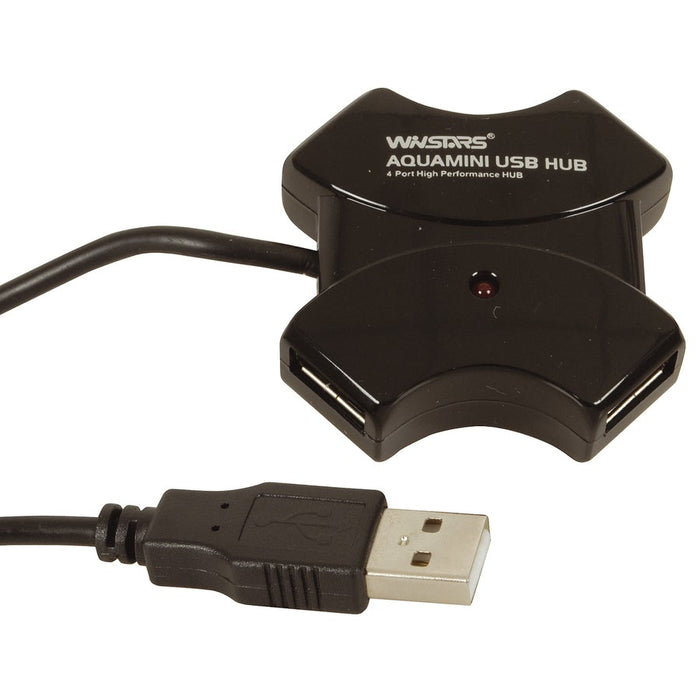 Star Shaped 4-Port USB 2.0 Hub - Folders