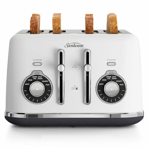 Sunbeam Alinea Select 4 Slice Toaster White-Folders
