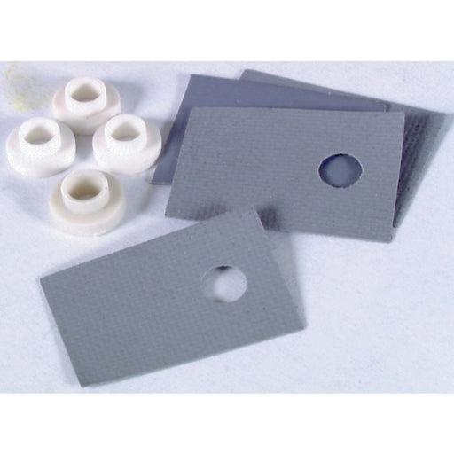 TO-220 Silicon Rubber Insulating Kit - Pk.4 - Folders