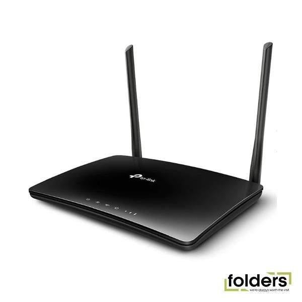 TP-Link TL-MR6400-NZ 300Mbps Wireless N 4G LTE Modem Router with SIM Slot - Folders