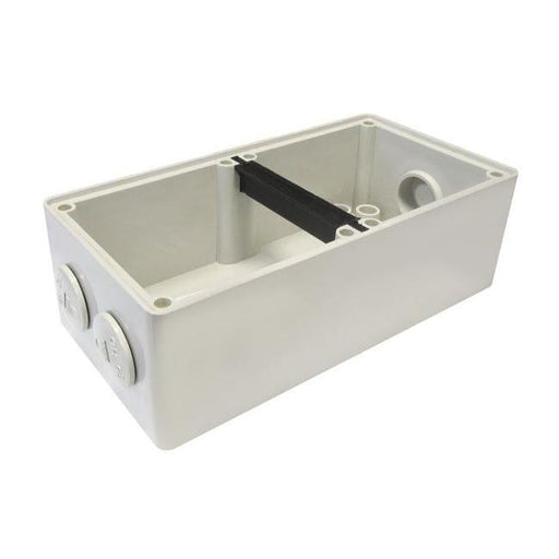 Tradesave Mounting Base 2 Gang Ip66, Stainless Steel Cover-Folders