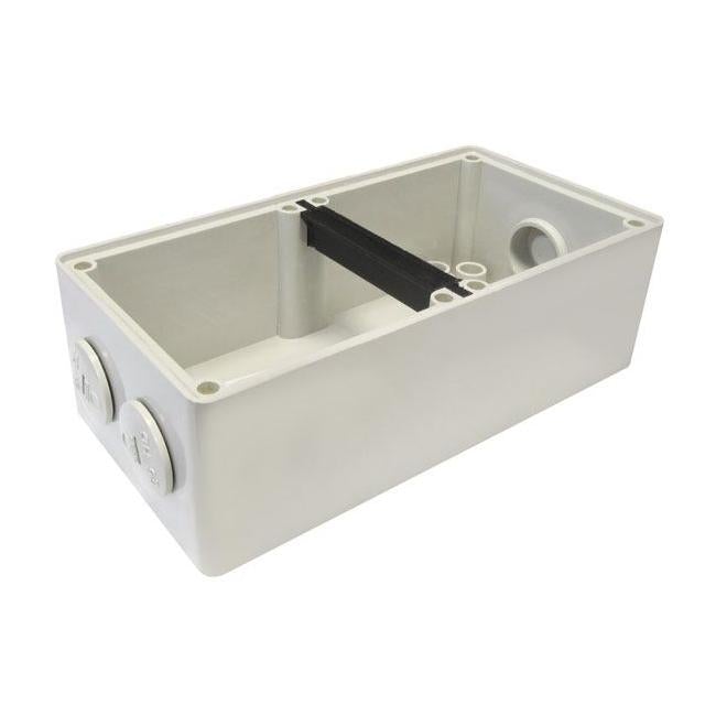 Tradesave Mounting Base 3 Gang Ip66, Stainless Steel Cover-Folders