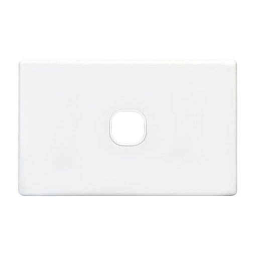 Tradesave Slim Switch Plate Only. 1 Gang. Accepts All Tradesave-Folders