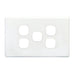 Tradesave Slim Switch Plate Only. 5 Gang. Accepts All Tradesave-Folders