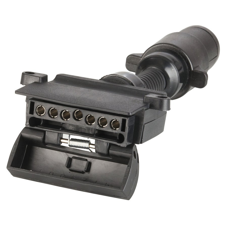 Trailer Adaptor - Folders Small Round Plug to Flat Socket