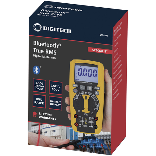 True RMS Digital Multimeter with Bluetooth® Connectivity - Folders