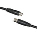 TV Coaxial Plug to Socket Cable - 3m Black - Folders