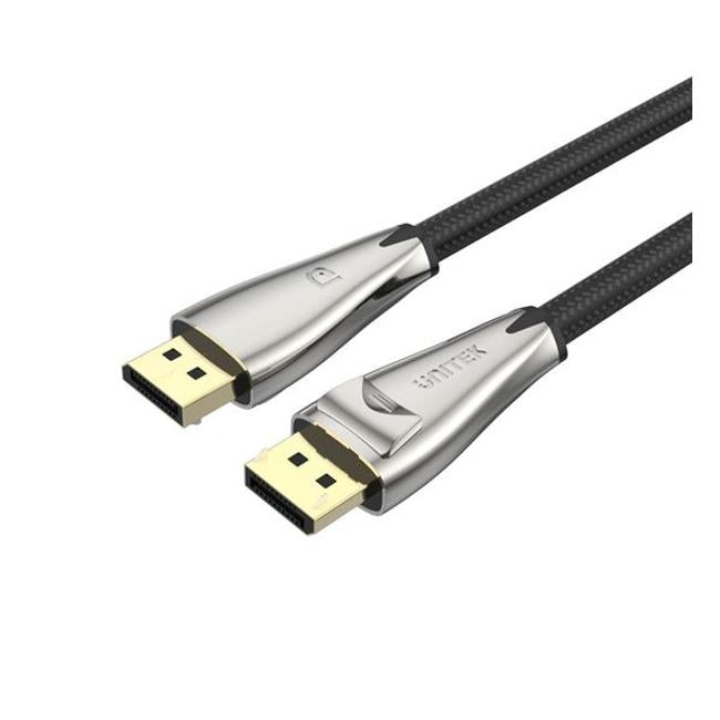 Unitek 2M Displayport V1.4 Cable. (Fuhd) Supports Up To 8K. Max. Res-Folders
