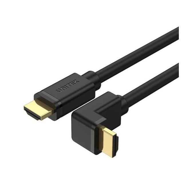 Unitek 3M 4K Hdmi 2.0 Right Angle Cable With 90 Degree Elbow.-Folders