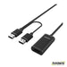 UNITEK 5m USB 2.0 Active Extension Cable. Built-in Extension - Folders