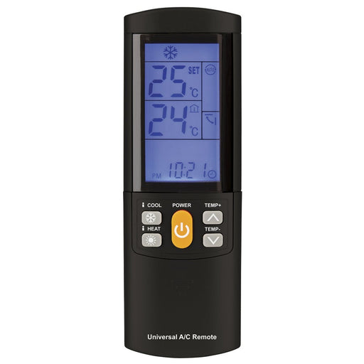 Universal Remote Control for Air Conditioners with Backlit LCD - Folders