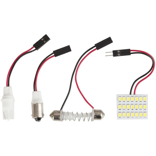 Universal T10/211/BA9S LED Retrofit Kit with 21x SMD LEDs - Folders